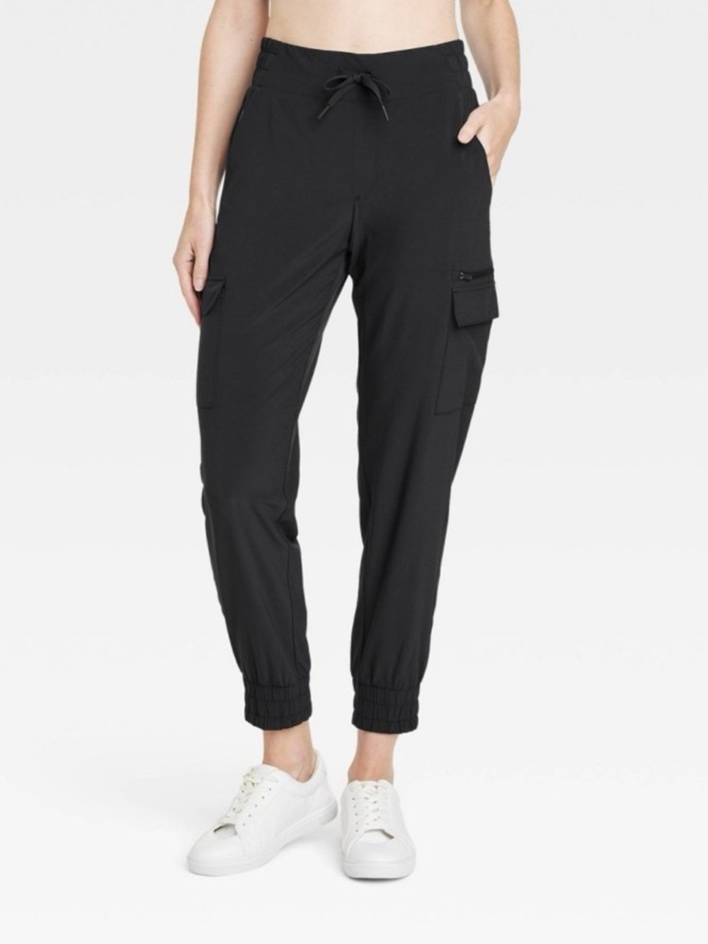 all in motion Black Cargo Jogger Pants